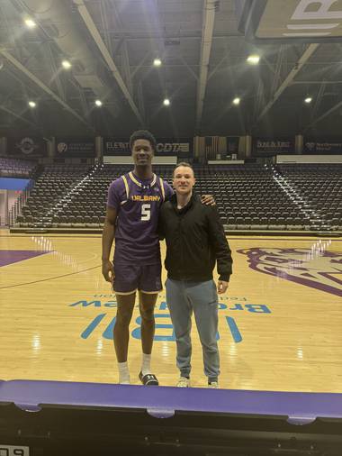 Bobby Perez with Isaac Abidde at UAlbany